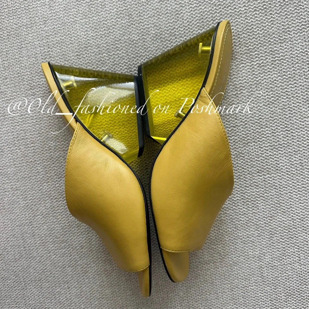 TORY BURCH Leather + PVC Mules